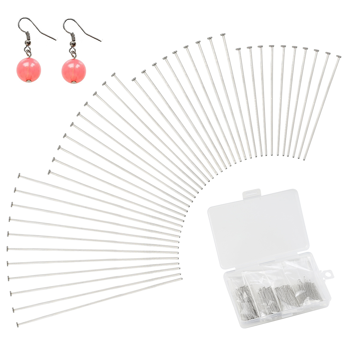 Beading Needle Fine - Плоские булавки из нержавеющей стали 35-50