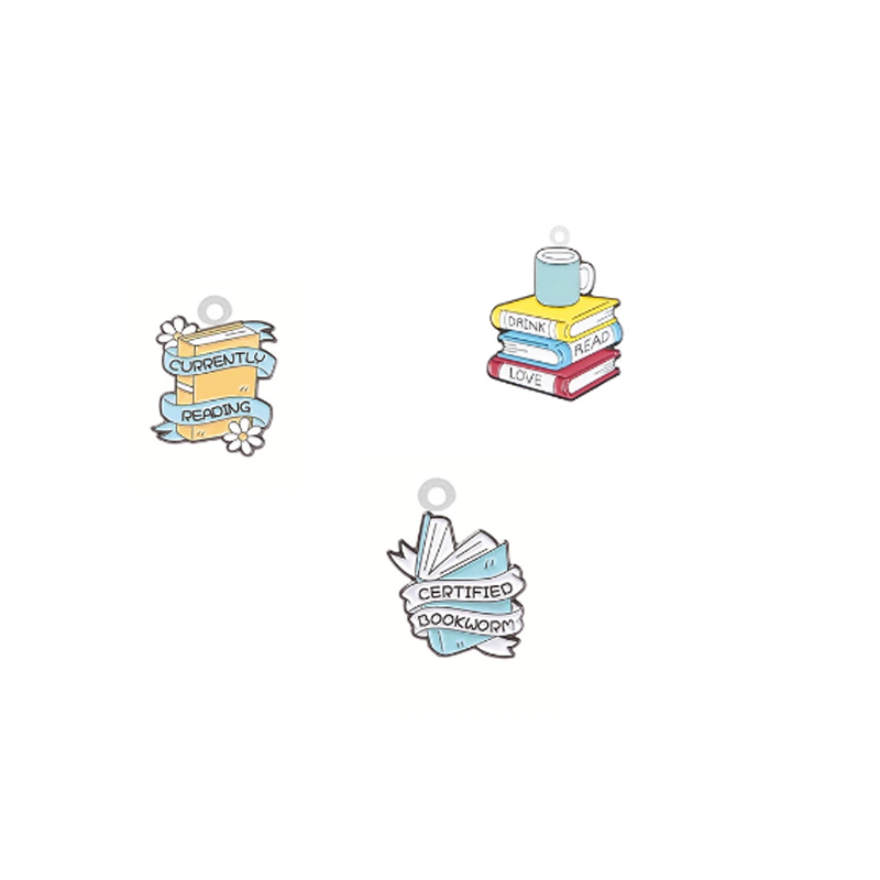 Jewelry Making Books - Акриловые подвески в виде книг для