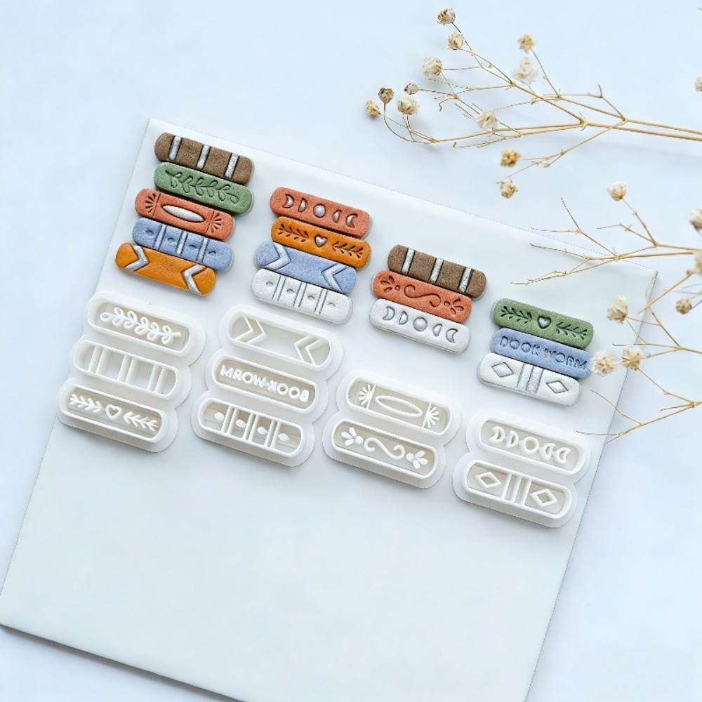 Jewelry Making Books - Набор из 7 формочек для полимерной