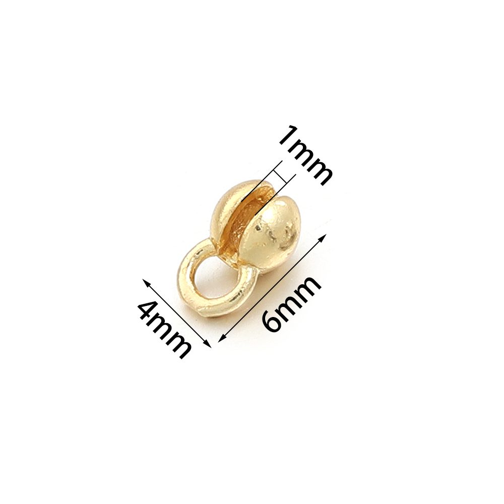 10 шт. позолоченных бусин-конн – обзор и цена Jewelry Making Gold