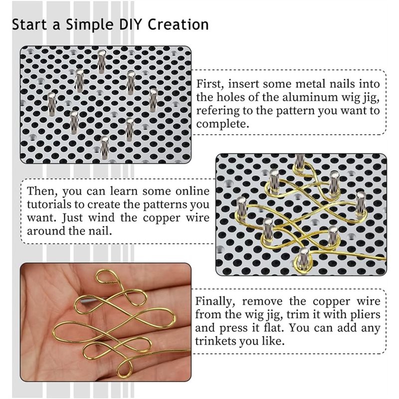 【ПОКАЗУВАЛЬНОВАТАЯ КОЛИЧЕСТВО  – обзор и цена Wire Jewelry Making Jig