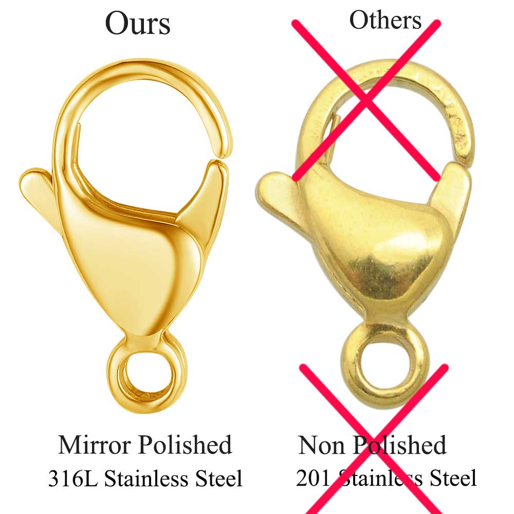 Застежки-лобстеры из нержавеющ – обзор и цена Jewelry Making Gold