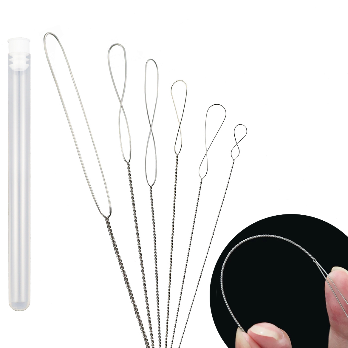 6 шт/лот 0,2-0,7 мм витаный бу – обзор и цена Beading Needle Fine