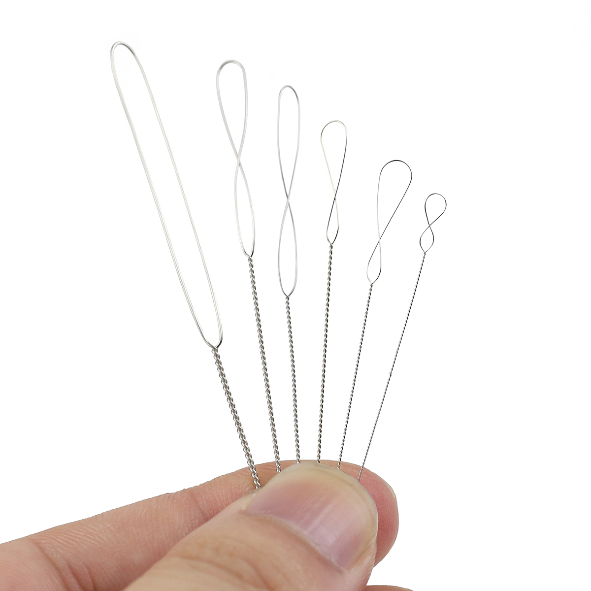 6 шт/лот 0,2-0,7 мм витаный бу – обзор и цена Beading Needle Fine