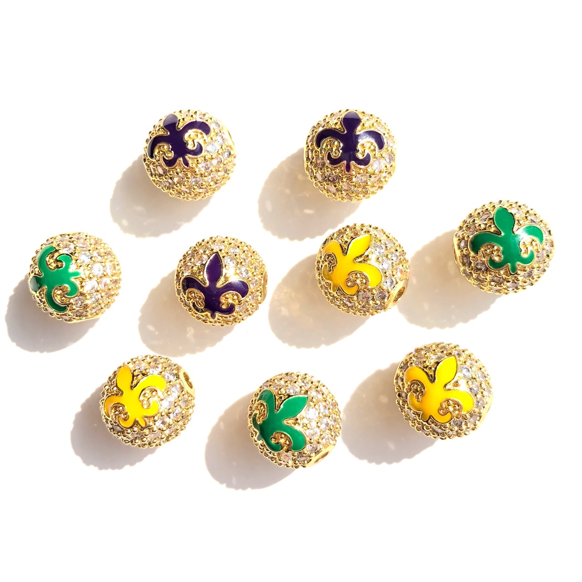 Набор из 9 бусин-разделителей  – обзор и цена Jewelry Making New Orleans