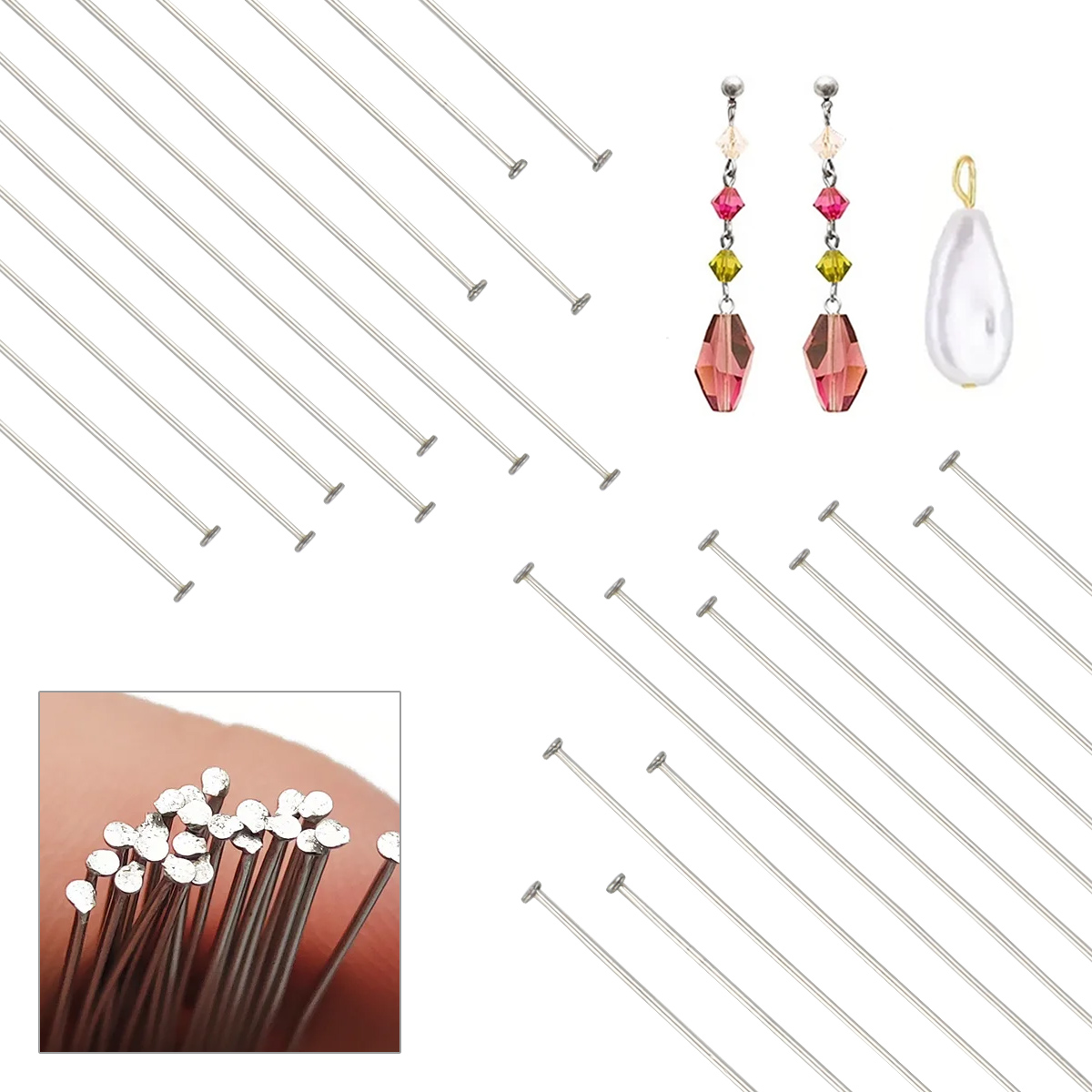 Плоские булавки из нержавеющей – обзор и цена Beading Needle Fine