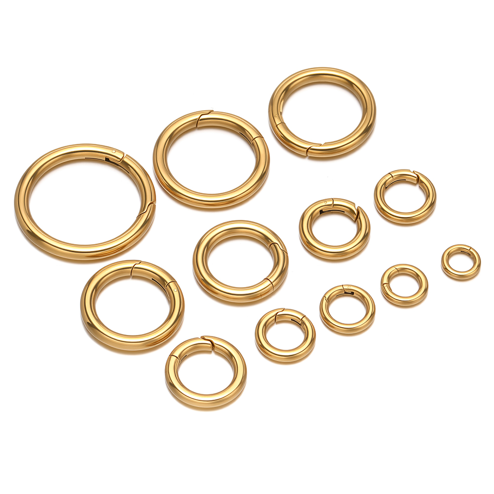 2 шт./лот, круглые пружинные з – обзор и цена Jewelry Making Gold
