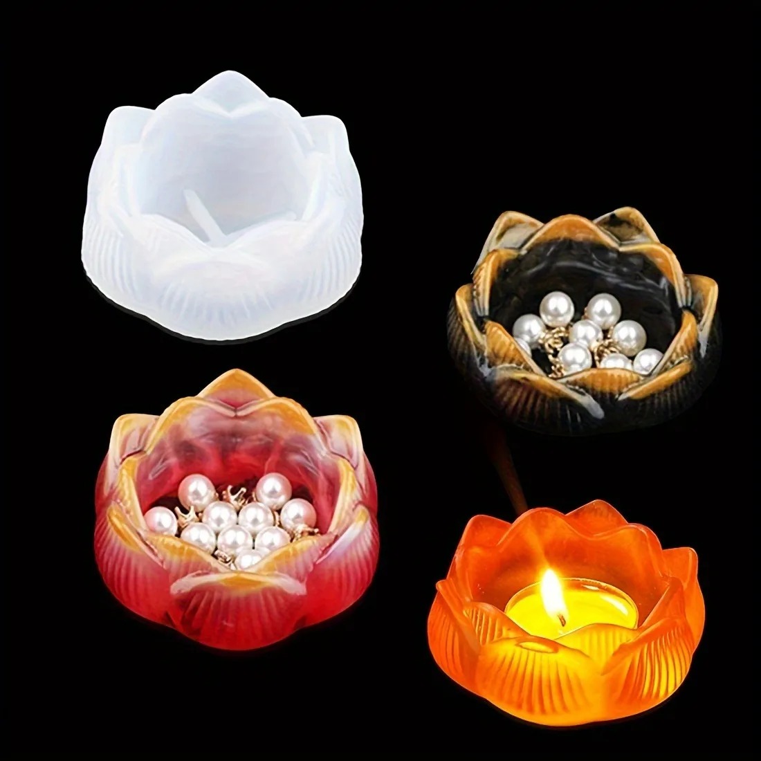 1 шт. DIY цветок лотоса силико – обзор и цена Jewelry Making Light