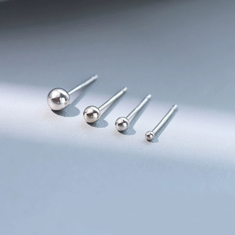 Серьги-гвоздики унисекс из сер – обзор и цена Beading Needle Fine