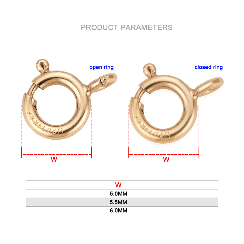 Застежки-кольца из позолоченно – обзор и цена Jewelry Making Gold